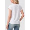 imageGRECERELLE Womens Summer Tops Cap Sleeve Basic Tee Shirts Casual Tank Top Loose Crew Neck 2026 Trendy Clothes S2XLAwhite