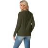 imageGRECERELLE Womens 2026 Fall amp Winter Fashion Sweater Crewneck Long Sleeve Cable Knit Chunky Vintage Casual Pullover TopsArmy Green