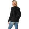 imageGRECERELLE Womens 2026 Fall amp Winter Fashion Sweater Crewneck Long Sleeve Cable Knit Chunky Vintage Casual Pullover TopsBlack