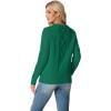 imageGRECERELLE Womens 2026 Fall amp Winter Fashion Sweater Crewneck Long Sleeve Cable Knit Chunky Vintage Casual Pullover TopsDark Green