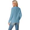 imageGRECERELLE Womens 2026 Fall amp Winter Fashion Sweater Crewneck Long Sleeve Cable Knit Chunky Vintage Casual Pullover TopsSky Blue