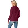 imageGRECERELLE Womens 2026 Fall amp Winter Fashion Sweater Crewneck Long Sleeve Cable Knit Chunky Vintage Casual Pullover TopsWine Red