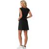 imageGRECERELLE 2026 Women Summer Casual 2 Piece Outfits Skort Sets Sleeveless VNeck Top amp Tennis Skirt with Pockets for AthleticBlack