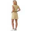 imageGRECERELLE 2026 Women Summer Casual 2 Piece Outfits Skort Sets Sleeveless VNeck Top amp Tennis Skirt with Pockets for AthleticButter Yellow