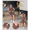 imageGRECERELLE 2026 Women Summer Casual 2 Piece Outfits Skort Sets Sleeveless VNeck Top amp Tennis Skirt with Pockets for AthleticDark Coffee