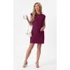 imageGRECERELLE 2026 Womens Summer Dresses Round Neck Sleeveless Tie Waist Casual Shirt Dress with PocketsPitaya