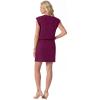 imageGRECERELLE 2026 Womens Summer Dresses Round Neck Sleeveless Tie Waist Casual Shirt Dress with PocketsPitaya