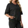 imageGRECERELLE Short Sleeve Cardigan for Women Lightweight Button Down Casual Cropped Knit Sweater TopsBlack