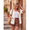 imageGRECERELLE Short Sleeve Cardigan for Women Lightweight Summer with Pockets Open Front Casual Beach Cover Ups 2026Aivory White