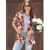 imageGRECERELLE Short Sleeve Cardigan for Women Lightweight Summer with Pockets Open Front Casual Beach Cover Ups 2026White Maple