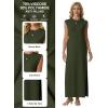 imageGRECERELLE Womens 2026 Summer Fall Round Neck AntiPilling Shift Sweater Maxi Dress with Pockets for Business CasualArmy Green
