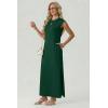 imageGRECERELLE Womens 2026 Summer Fall Round Neck AntiPilling Shift Sweater Maxi Dress with Pockets for Business CasualDark Green
