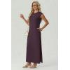 imageGRECERELLE Womens 2026 Summer Fall Round Neck AntiPilling Shift Sweater Maxi Dress with Pockets for Business CasualRosewood