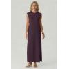 imageGRECERELLE Womens 2026 Summer Fall Round Neck AntiPilling Shift Sweater Maxi Dress with Pockets for Business CasualRosewood
