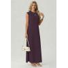 imageGRECERELLE Womens 2026 Summer Fall Round Neck AntiPilling Shift Sweater Maxi Dress with Pockets for Business CasualRosewood