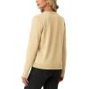 imageGRECERELLE Womens Lightweight Long Sleeve Open Front Knit Cardigans Sweaters with PocketsButter Yellow