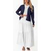 imageGRECERELLE Womens Lightweight Long Sleeve Open Front Knit Cardigans Sweaters with PocketsNavy Blue