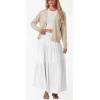 imageGRECERELLE Womens Lightweight Long Sleeve Open Front Knit Cardigans Sweaters with PocketsOatmeal