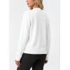 imageGRECERELLE Womens Lightweight Long Sleeve Open Front Knit Cardigans Sweaters with PocketsWhite