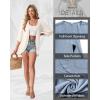 imageGRECERELLE Womens Summer Lightweight 34 Sleeve Cardigan Open Front Casual Loose Kimono Cover Ups with PocketsIvory White