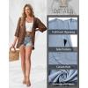 imageGRECERELLE Womens Summer Lightweight 34 Sleeve Cardigan Open Front Casual Loose Kimono Cover Ups with PocketsLd Coffee