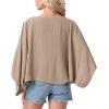 imageGRECERELLE Womens Summer Lightweight Cardigan Open Front Casual Loose Cropped Kimono Oversized Cover UpsLight Khaki
