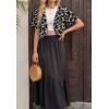 imageGRECERELLE Womens Summer Lightweight Cropped Cardigan Shrug Short Sleeve Open Front Casual Bolero Cover UpsBlack Butterfly