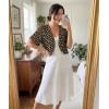 imageGRECERELLE Womens Summer Lightweight Cropped Cardigan Shrug Short Sleeve Open Front Casual Bolero Cover UpsLd Dark Khaki