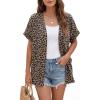 Leopard Print Dark Khaki