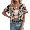 Khaki Black Flower