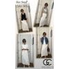 imageGRECERELLE 2026 Women YearRound Casual Round Neck Loose Split WrinkleFree Long Maxi Vacation Dress with Pockets XXS4XLWhite