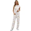 image:imageGRECERELLE 2 Piece Sets For Women Summer 2026 Outfits Lounge Sets Sleeveless Sweatsuits Wide Leg Tracksuits With PocketsFpink Lotus