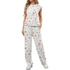 image:imageGRECERELLE 2 Piece Sets For Women Summer 2026 Outfits Lounge Sets Sleeveless Sweatsuits Wide Leg Tracksuits With PocketsFpink Lotus