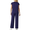 image:imageGRECERELLE Two Piece Set for Women Summer Cap Sleeve Tops Wide Leg Pants Lounge Sets Vacation Travel Outfits with PocketNavy Blue
