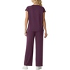 image:imageGRECERELLE Two Piece Set for Women Summer Cap Sleeve Tops Wide Leg Pants Lounge Sets Vacation Travel Outfits with PocketRosewood