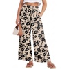 Khaki Black Flower
