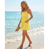 image:imageGRECERELLE Cotton Summer Rompers for Women 2026 Athleisure Jumpsuit Shorts  with Pockets  Casual Athletic  Adjustable Spaghetti Strap  Tennis  Square neck  Beach Vacation Daily WearButter Yellow