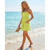 image:imageGRECERELLE Cotton Summer Rompers for Women 2026 Athleisure Jumpsuit Shorts  with Pockets  Casual Athletic  Adjustable Spaghetti Strap  Tennis  Square neck  Beach Vacation Daily WearLemon Yellow
