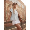 image:imageGRECERELLE Womens Open Back Workout Tops Backless Athletic Shirts Casual Crop Running Tee Y2k YogaLight Grey