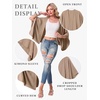 image:imageGRECERELLE Womens Summer Lightweight Cropped Cardigan  Open Front Cover Ups for Dresses Kimono Oversized Trendy Layering Tops Casual Loose Shrug for VacationLight Khaki