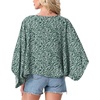 image:imageGRECERELLE Womens Summer Lightweight Cropped Cardigan  Open Front Cover Ups for Dresses Kimono Oversized Trendy Layering Tops Casual Loose Shrug for VacationGreen White Flower