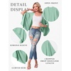 image:imageGRECERELLE Womens Summer Lightweight Cropped Cardigan  Open Front Cover Ups for Dresses Kimono Oversized Trendy Layering Tops Casual Loose Shrug for VacationMint Green