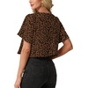 image:imageGRECERELLE Womens Summer Lightweight Cropped Cardigan Shrug  Short Sleeve Casual Bolero Shrugs Open Front Cover Ups for Dresses V Neck Trendy Layering TopsLd Coffee