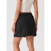 image:imageGRECERELLE 2026 Active Skirt for Women with 4 Side Pockets Casual Athletic Tennis Golf Skorts with ShortsBlack