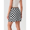 image:imageGRECERELLE 2026 Active Skirt for Women with 4 Side Pockets Casual Athletic Tennis Golf Skorts with ShortsCheckered