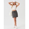 image:imageGRECERELLE 2026 Active Skirt for Women with 4 Side Pockets Casual Athletic Tennis Golf Skorts with ShortsDark Gray