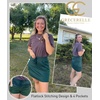 image:imageGRECERELLE 2026 Active Skirt for Women with 4 Side Pockets Casual Athletic Tennis Golf Skorts with ShortsDark Green