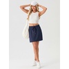 image:imageGRECERELLE 2026 Active Skirt for Women with 4 Side Pockets Casual Athletic Tennis Golf Skorts with ShortsNavy Blue