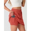 image:imageGRECERELLE 2026 Active Skirt for Women with 4 Side Pockets Casual Athletic Tennis Golf Skorts with ShortsRed