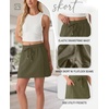 image:imageGRECERELLE 2026 Active Skirt for Women with 4 Side Pockets Casual Athletic Tennis Golf Skorts with ShortsRed